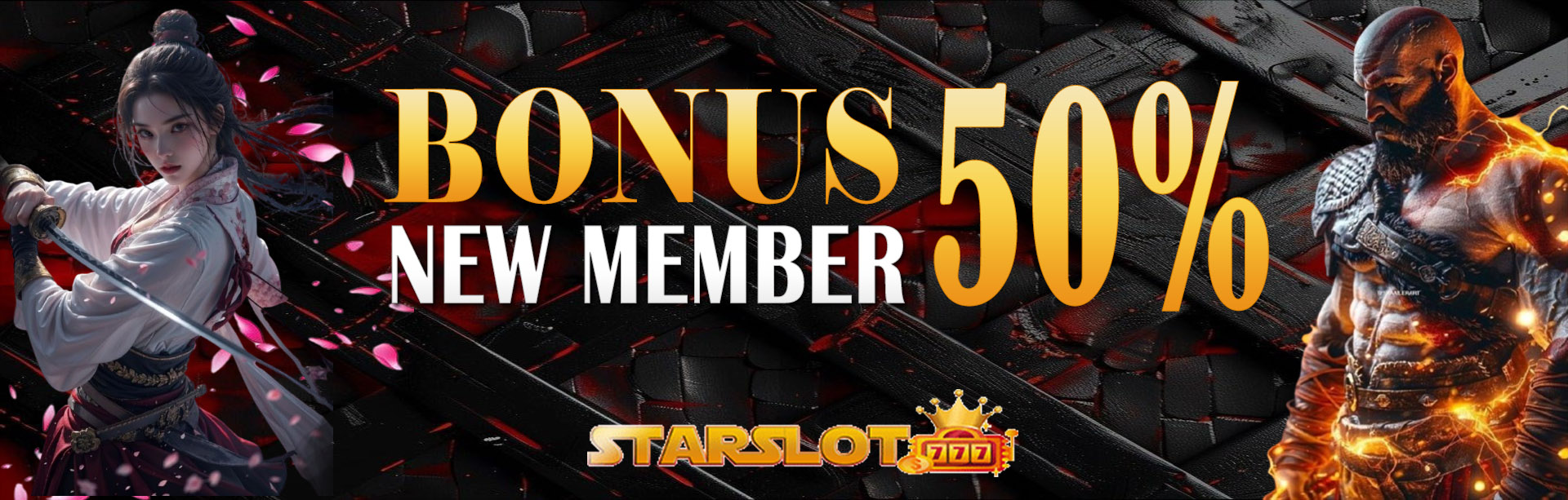 BONUS NEW MEMBER 50%